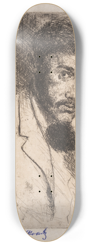 Abraham Walkowitz - Self-Portrait 8.25 inch art skate deck