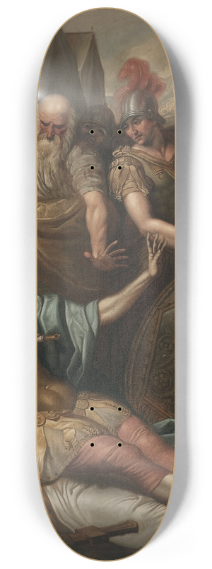 Franciszek Smuglewicz - Death of Epaminondas 8.25 inch art skate deck Franciszek Smuglewicz - Death of Epaminondas 8.25 inch art skate deck