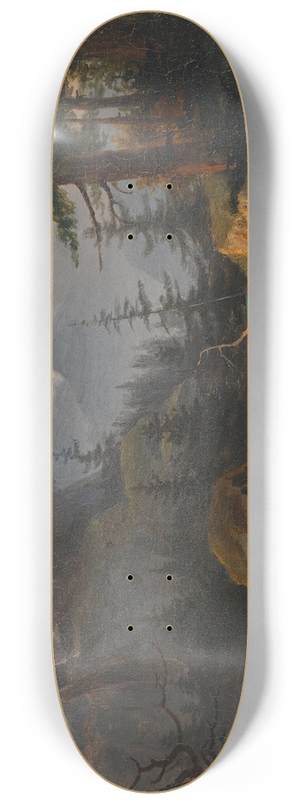 Adalbert Stifter - Wasserfall im Hochgebirge 8.25 inch art skate deck