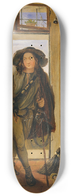 Adam Brenner - Der Drahtbinder in der Kche 8.25 inch art skate deck