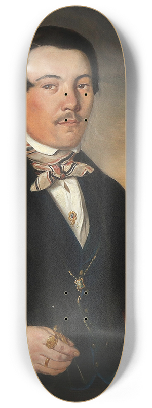 Adam Brenner - Portrt eines Architekten 8.25 inch art skate deck