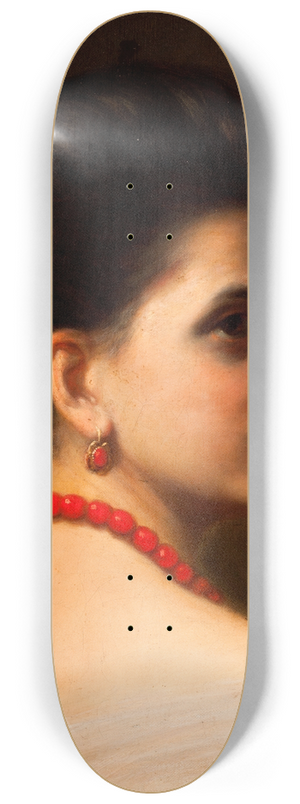 Franciszek Streitt - Portrait of Wanda Monn 8.25 inch art skate deck