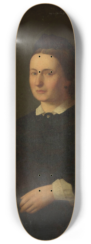 Franciszek Tepa - Portrait of Antonina Bautowska ne Massalska 8.25 inch art skate deck Franciszek Tepa - Portrait of Antonina Bautowska ne Massalska 8.25 inch art skate deck