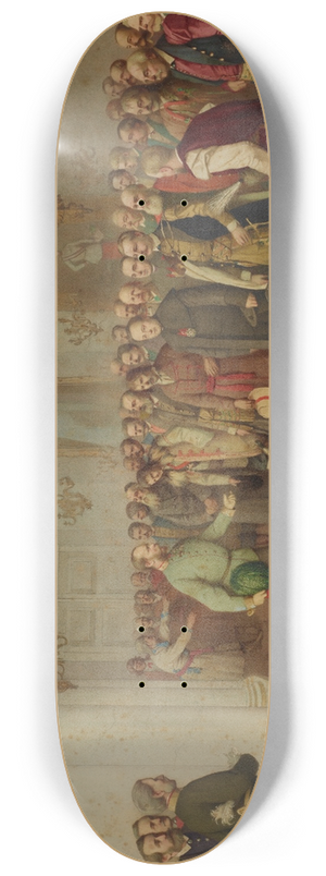 Franciszek Tepa - The Emperor Welcoming Polish and Ukrainian Delegation in Lviv 8.25 inch art skate deck Franciszek Tepa - The Emperor Welcoming Polish and Ukrainian Delegation in Lviv 8.25 inch art skate deck