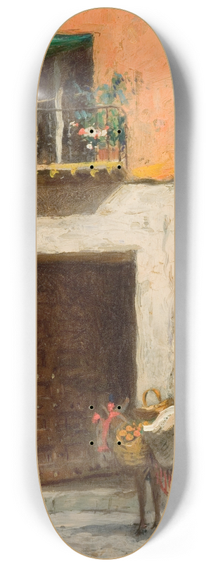 Addison Thomas Millar - Building in Madrid 8.25 inch art skate deck