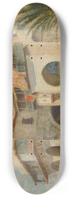 Addison Thomas Millar - The Admirals Palace, AlgiersHarbor 8.25 inch art skate deck