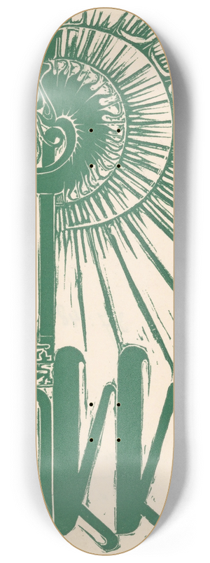 A. de Bruin - De Fakkel 8.25 inch art skate deck