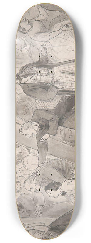 Adelaide Claxton - Philipines 8.25 inch art skate deck