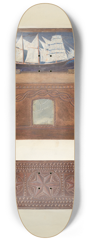 Adele Brooks - Bishop Hill  Salt Box 8.25 inch art skate deck