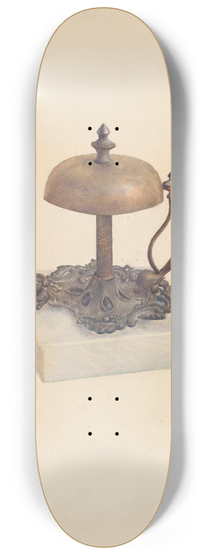 Adele Brooks - Cast Iron Table Bell 8.25 inch art skate deck