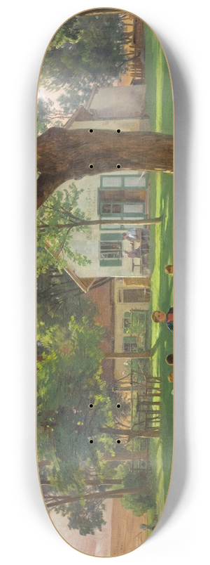 Adolf Chelius - Unter alten Linden bei Erding 8.25 inch art skate deck