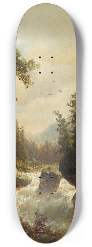 Adolf Chwala - In der Pinzgau 8.25 inch art skate deck