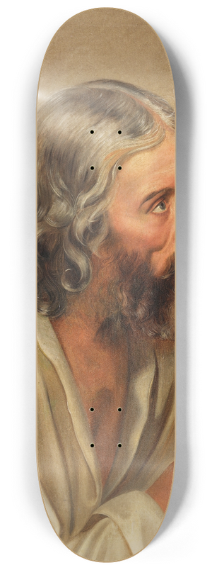 Adolf Gottlob Zimmermann - Berportrait 8.25 inch art skate deck