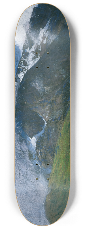 Adolf Gross - Aufsteigender Nebel 8.25 inch art skate deck