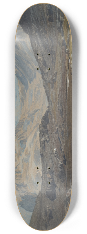 Francois-Louis Franais - Mountain Landscape 8.25 inch art skate deck