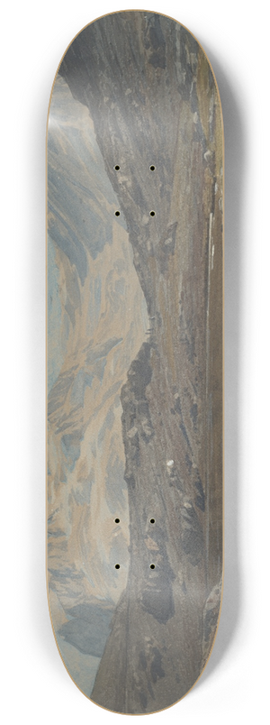 Francois-Louis Franais - Mountain Landscape 8.25 inch art skate deck