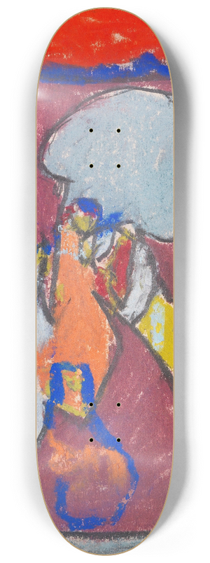 Adolf Hlzel - Figurengruppe 8.25 inch art skate deck