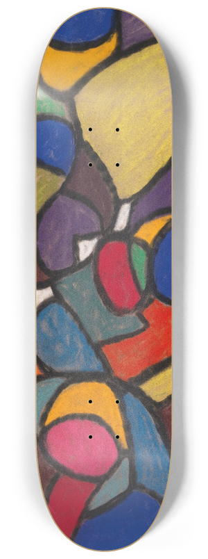 Adolf Hlzel - Glasfensterentwurf 8.25 inch art skate deck