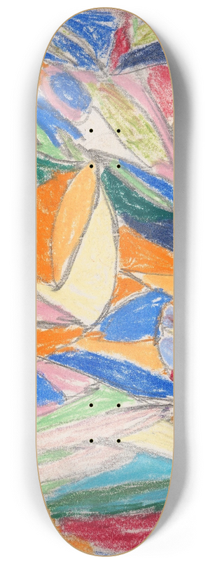 Adolf Hlzel - Ohne Titel 8.25 inch art skate deck