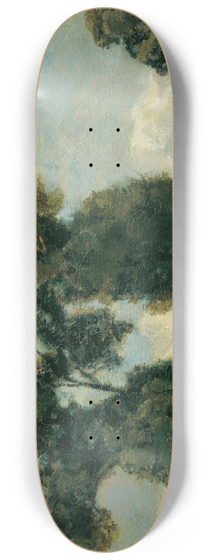 Adolf Hlzel - Silberpappeln 8.25 inch art skate deck