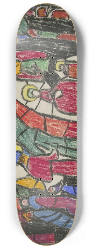 Adolf Hlzel - The Nativity 8.25 inch art skate deck