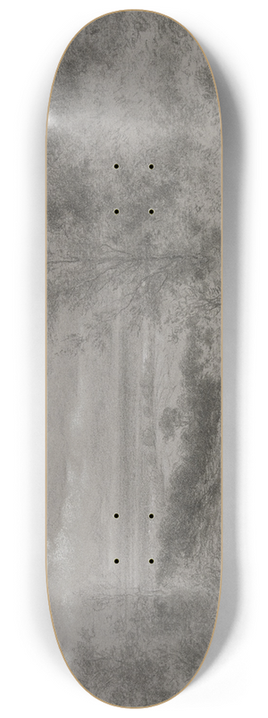 Adolf Hoeffler - Blick vom Taunus auf die Mainebene 8.25 inch art skate deck