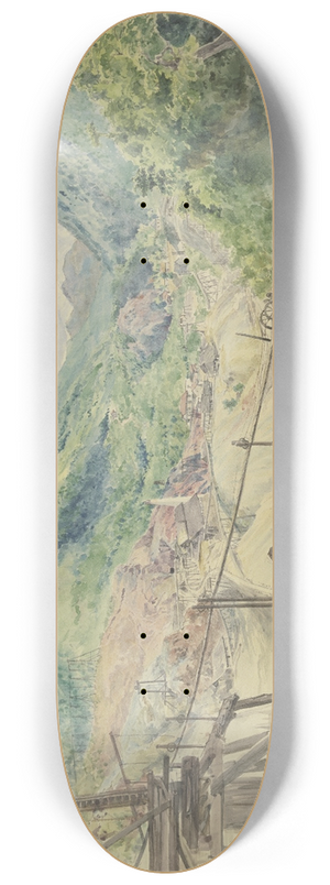 Adolf Hoeffler - Copper mining 8.25 inch art skate deck
