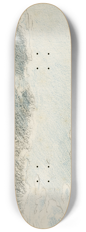 Adolf le Comte - Molens in vlakte bij regen 8.25 inch art skate deck