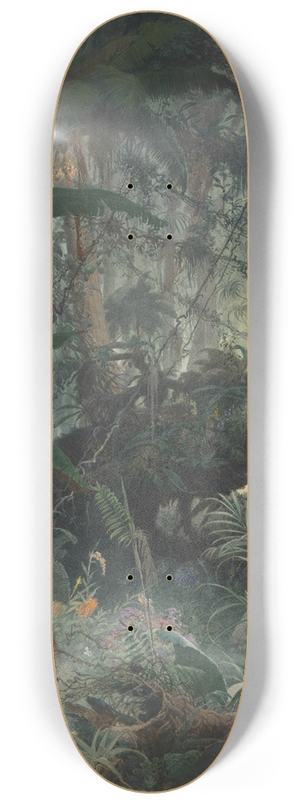 Adolf Schrdter  - Brasilianischer Urwald 8.25 inch art skate deck