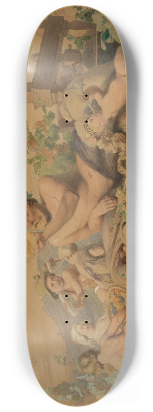 Adolf Schrdter  - Jahreszeitenzyklus; Der Herbst 8.25 inch art skate deck