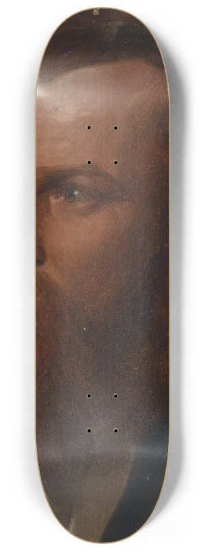 Adolf Schrdter  - Studie des Kopfes eines vollbrtigen jungen Mannes 8.25 inch art skate deck