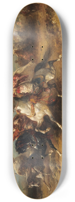 Adolf Schreyer - Arabische Reiter 8.25 inch art skate deck