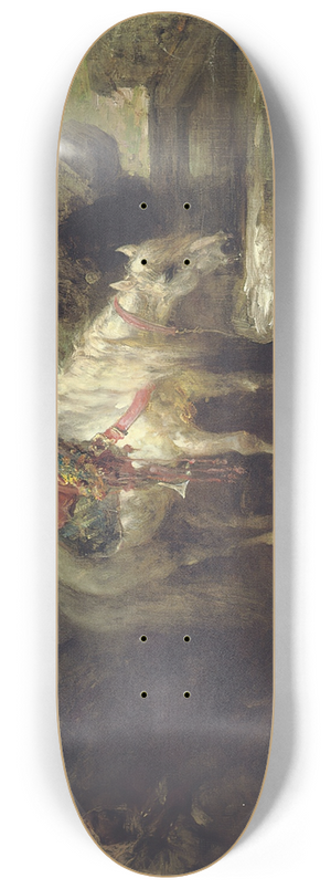 Adolf Schreyer - Beduoins At Rest 8.25 inch art skate deck