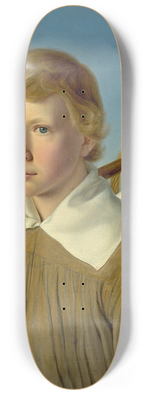 Adolf Senff - Knabe mit Wanderstock. 8.25 inch art skate deck