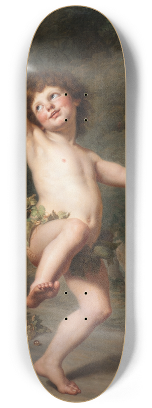 Adolf Ulrik Wertmller - Cupid As Bacchus 8.25 inch art skate deck