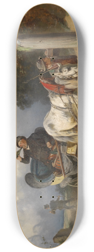 Adolf van der Venne - Jedem seine Strkung 8.25 inch art skate deck