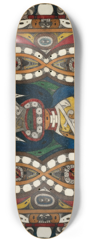 Adolf Wlfli - Wand=Uhr=Schlange 8.25 inch art skate deck