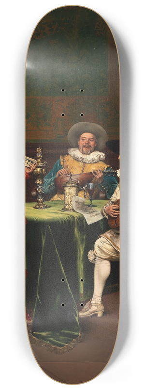Adolphe-Alexandre Lesrel - The recital 8.25 inch art skate deck