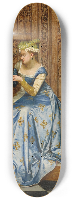 Adolphe-Alexandre Lesrel - Un moment de repos 8.25 inch art skate deck