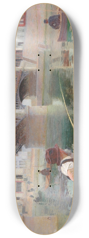 Adolphe Binet - Le Pcheur 8.25 inch art skate deck