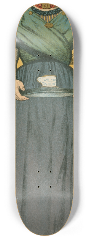 Adolphe Lon Willette - Cacao Van Houten 8.25 inch art skate deck