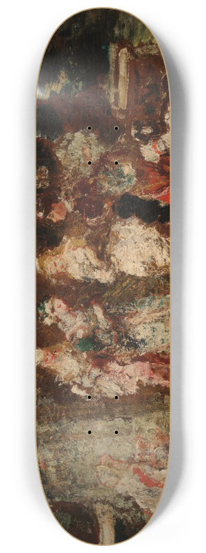 Adolphe Monticelli - GardenScene 8.25 inch art skate deck