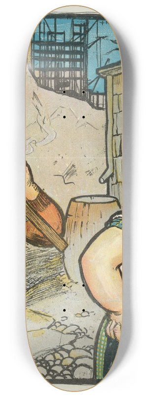 Frank Arthur Nankivell - Needed the money 8.25 inch art skate deck