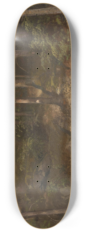 Adolph Tidemand - Forest Study 8.25 inch art skate deck