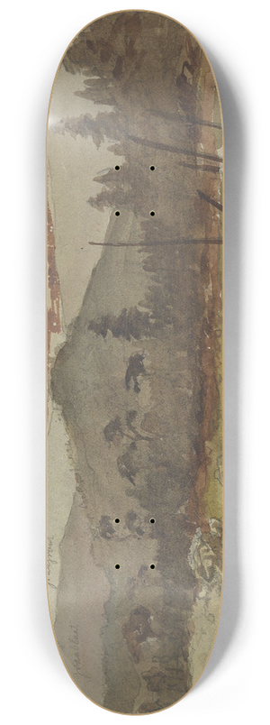 Adolph Tidemand - Fra Gulsvik 8.25 inch art skate deck