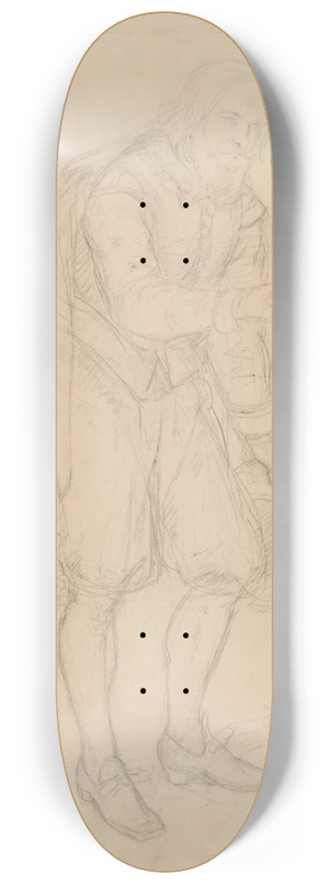 Adolph Tidemand - Hoffmann som overrekker et brev 8.25 inch art skate deck