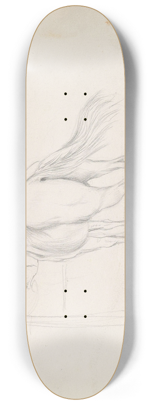 Adolph Tidemand - Horse 8.25 inch art skate deck