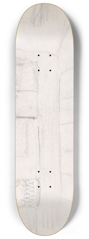 Adolph Tidemand - Interir 8.25 inch art skate deck