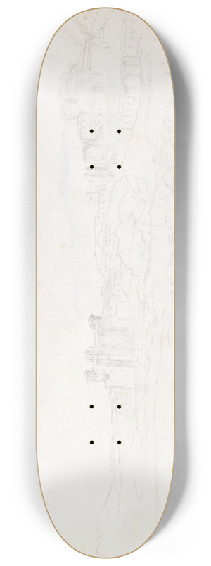 Adolph Tidemand - Mann i baugen p en bt 8.25 inch art skate deck