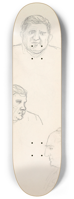 Adolph Tidemand - Mannshoder 8.25 inch art skate deck